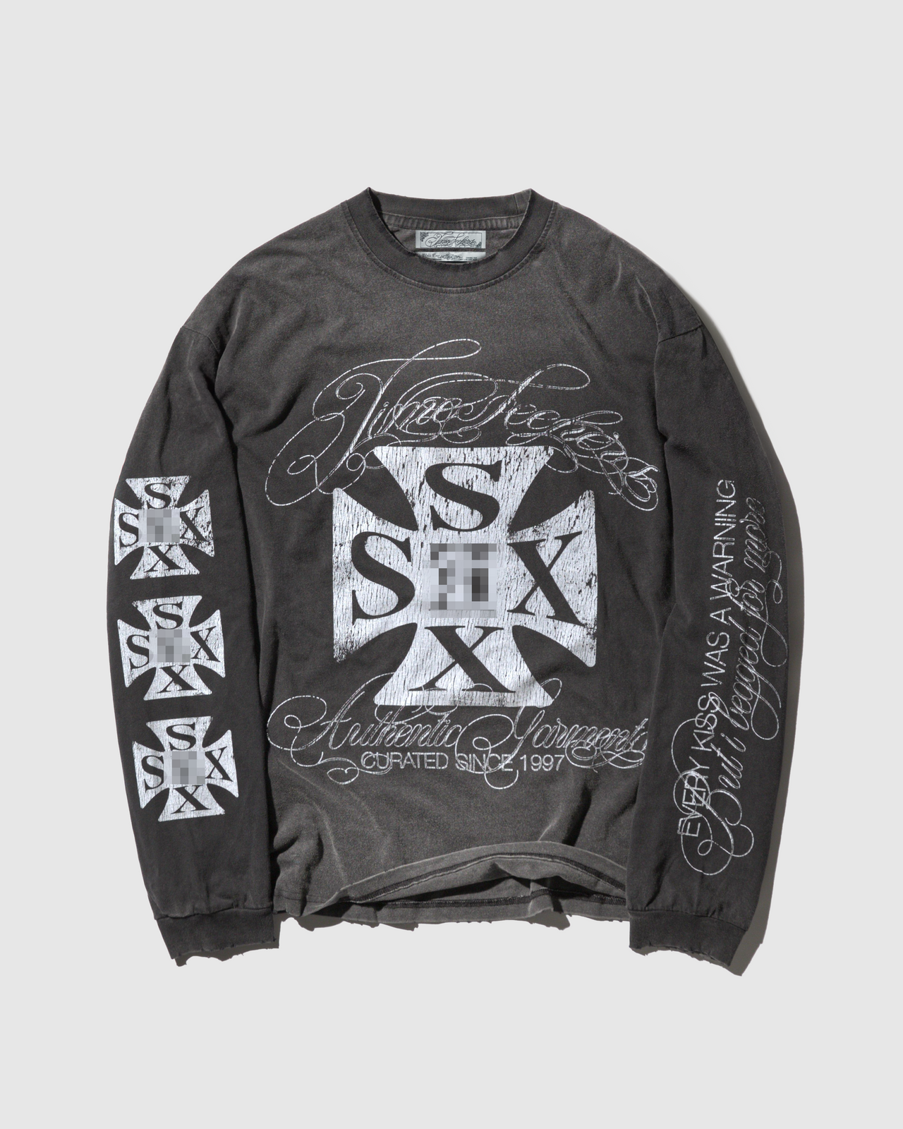 HOPELESS ROMANTIC WASHED BLACK LONGSLEEVE