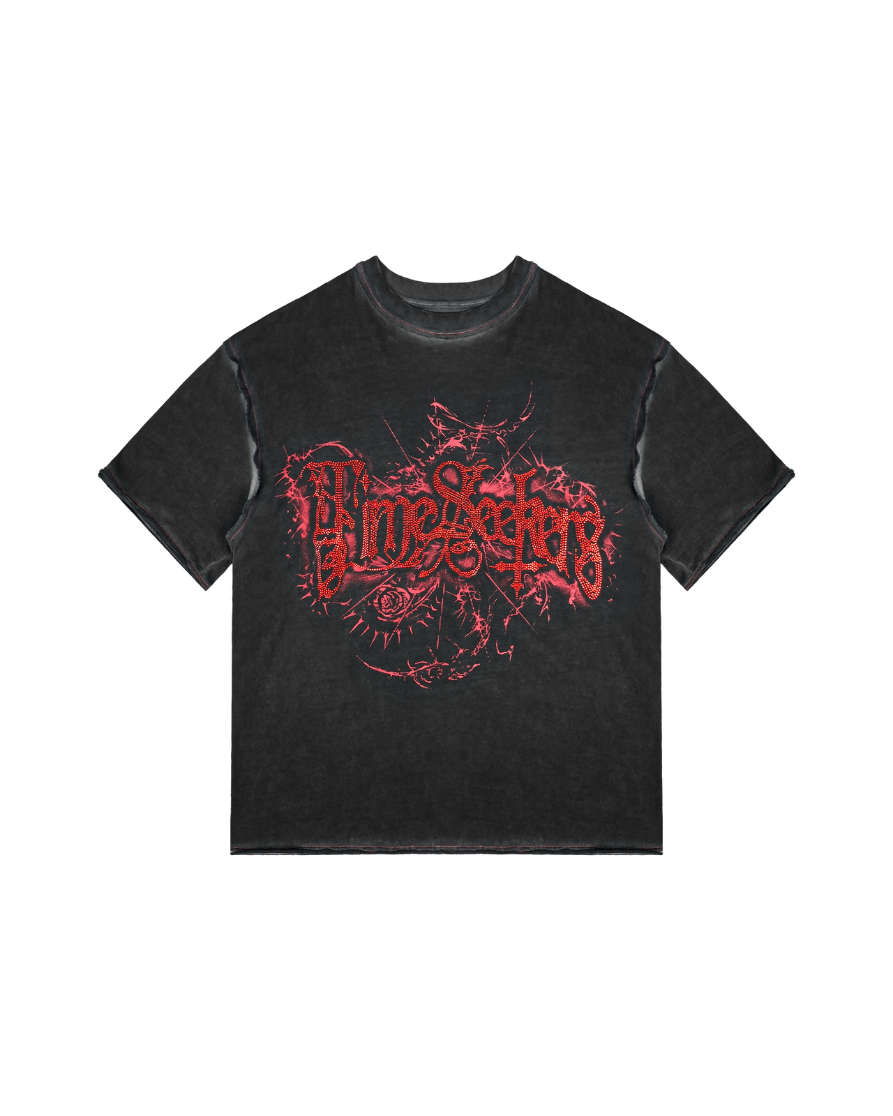 HOTTER THAN HELL 2.0 RHINESTONE T-SHIRT