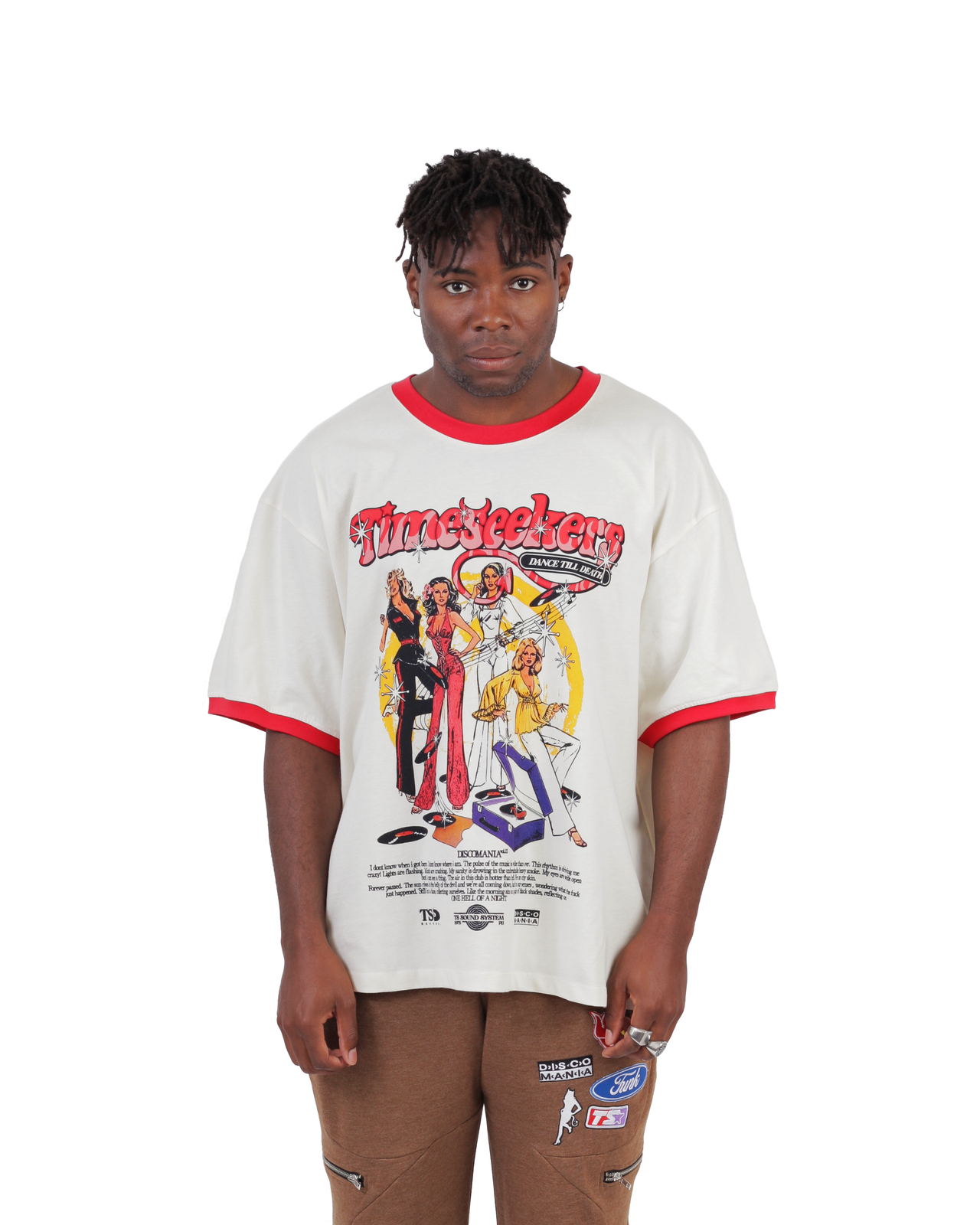 DANCE TILL DEATH - RINGER T-SHIRT